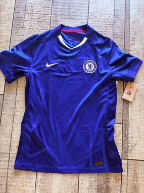 Nike Chelsea FC Men's Home Soccer Jersey - Royal Blue with White Accents